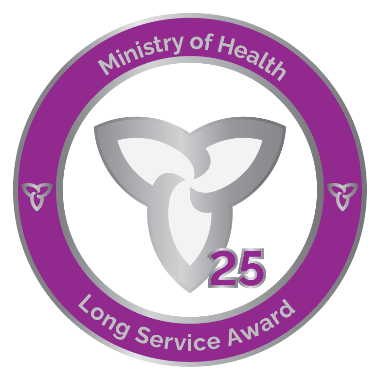 Ministry of Health Long Service Award Medallion Mock Up - Front